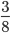 Bir kesir örneği